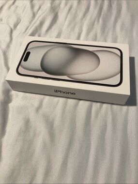 Apple iPhone Box - White with Gray Artwork